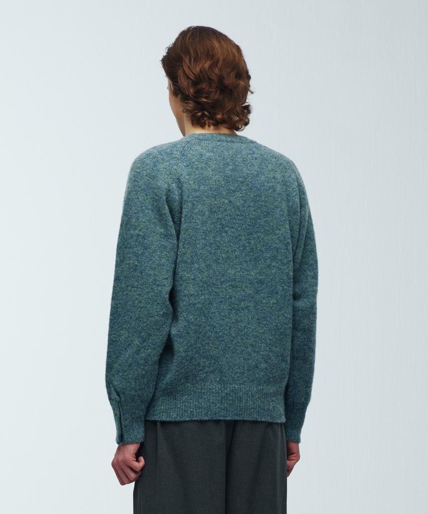 KNITTED Shaggy Dog 100% Wool Round Knit Aurora