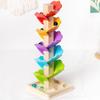 Assembling Building Blocks Mulitcolor Leaves Ball Inverted Beads Game Assembly Model Kindergarten Music Rainbow Tree Educational