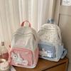 Schoolbag Sweet Girl Backpack Japanese Ins Two-dimensional Pain Bag Small Fresh and Versatile Korean Version Cute Female Messenger Bag