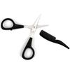 Mens Beard Mustache Comb Nose Ear Scissors Trimming Kit Household Mini Beard Scissors Set