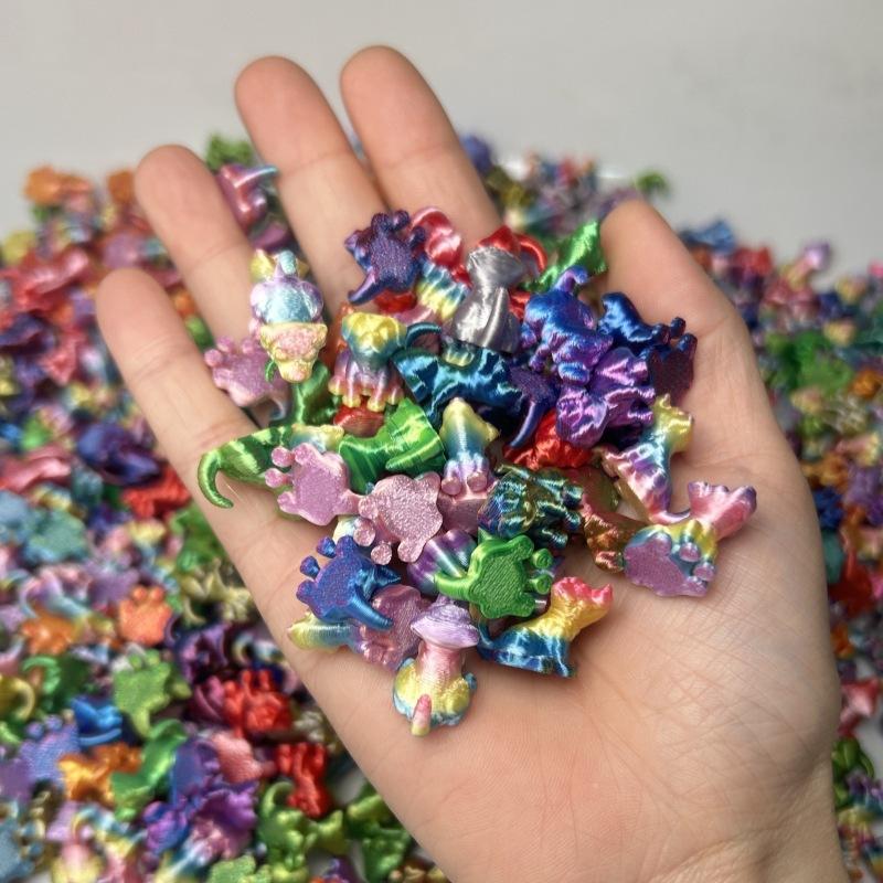 

10/20Pcs Cute Home Decoration Cartoon Animal Dog Christmas Gift Micro Ornaments 3D Printed Mini Dog And Small Animal Multi-color random 10pcs