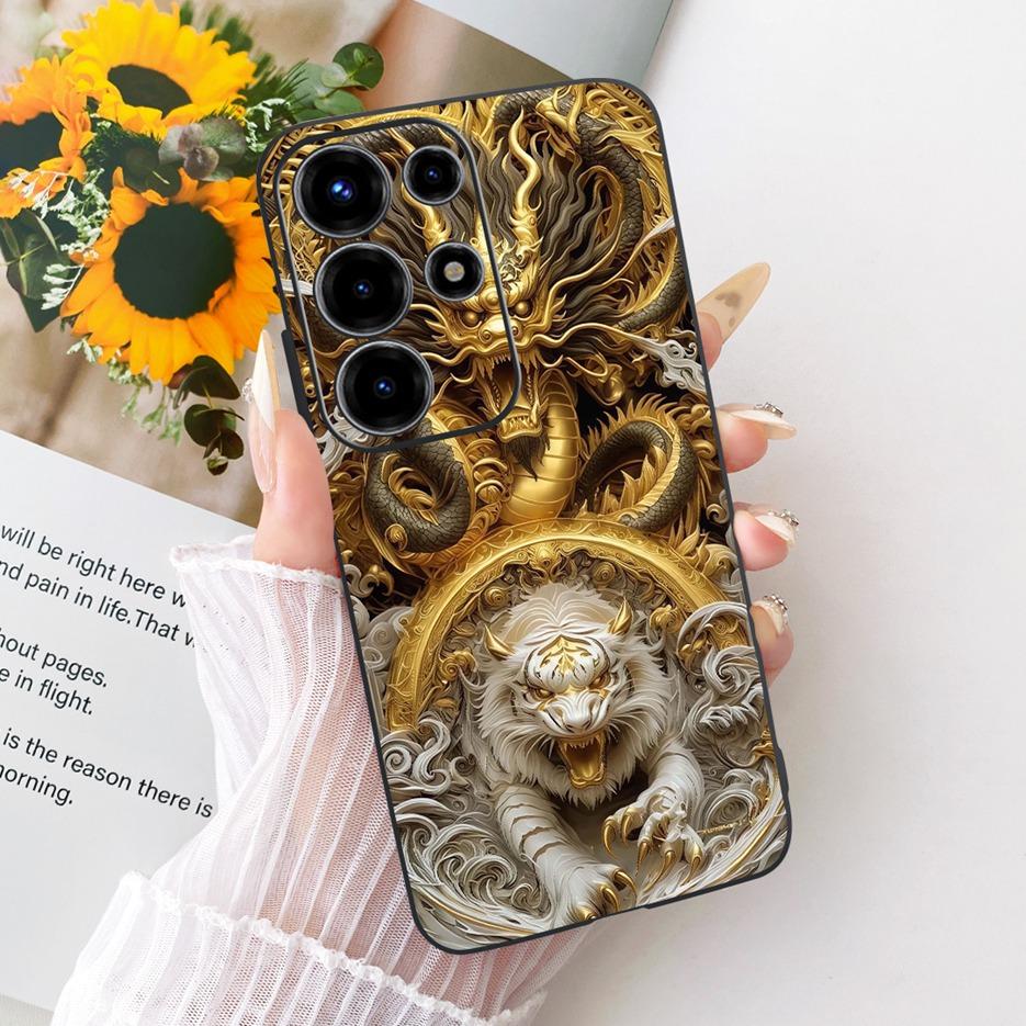 For Itel Super 26 Ultra Case S688LN Cute Lion Fashion Painted Cover Soft TPU Phone Case For Itel S26 Ultra Super 26Ultra 5G Bags