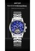 Sanda Men's Automatic Tourbillon Watch with Calendar - Trendy and Cool Design
