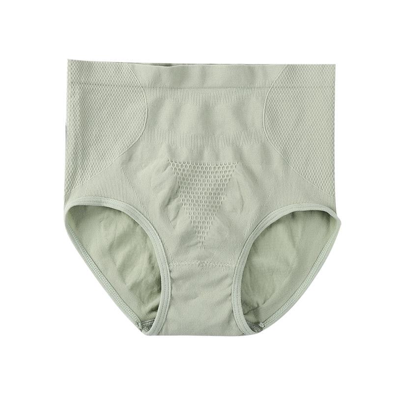 Seamless Honeycomb Breathable Plus Size Women's High Waist Tummy Control Body Shaper Panties
