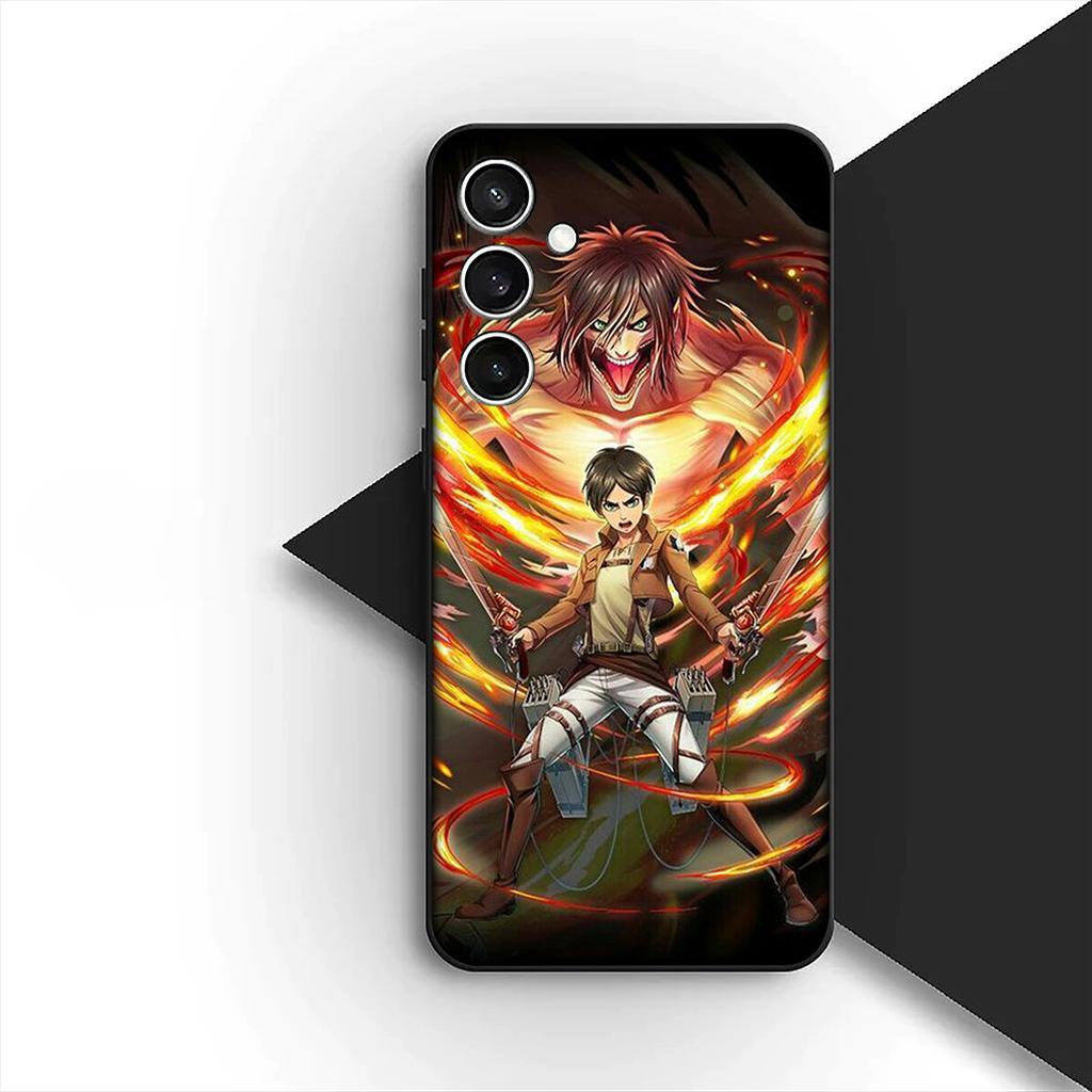 Eren Jaeger Levi Attack On Titan Phone Case for Apple iPhone 17 16 14 15 Plus Pro Max 16E ProMax + 15Plus 15+ 16+ Cover