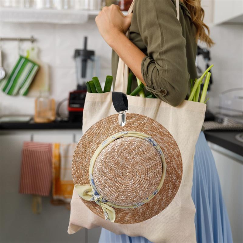 1/2pcs Bag Clip Outdoor Multifunctional Grabber Holder Hanger Straw Hat Clip Backpack Bag Fastener Buckles