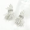 Elegant Light Luxury Alloy Drop Earrings For Women With Modern Geometric Design
