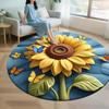 Sonnenblumen Silikon Diatomeenerde Bodenmatte Für Wohnzimmer Und Badezimmer Rutschfest Wasseraufnahme