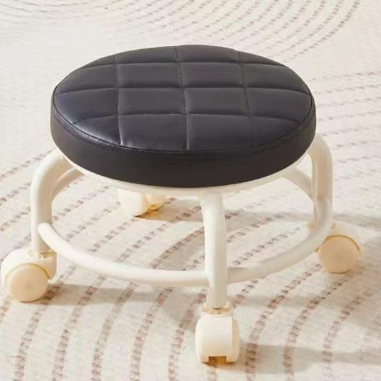 Children's Low Stool with Universal Wheels - Versatile, Movable Chair for Living Room