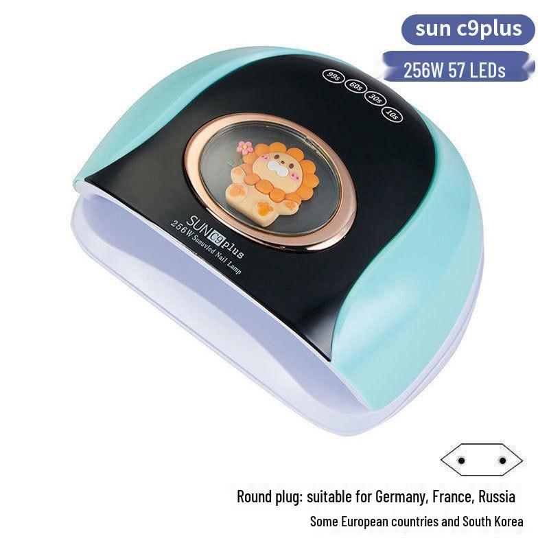 Dazzling 256W LED Nail Curing Lamp, Quick Dry Gel Lamp for Salon Use