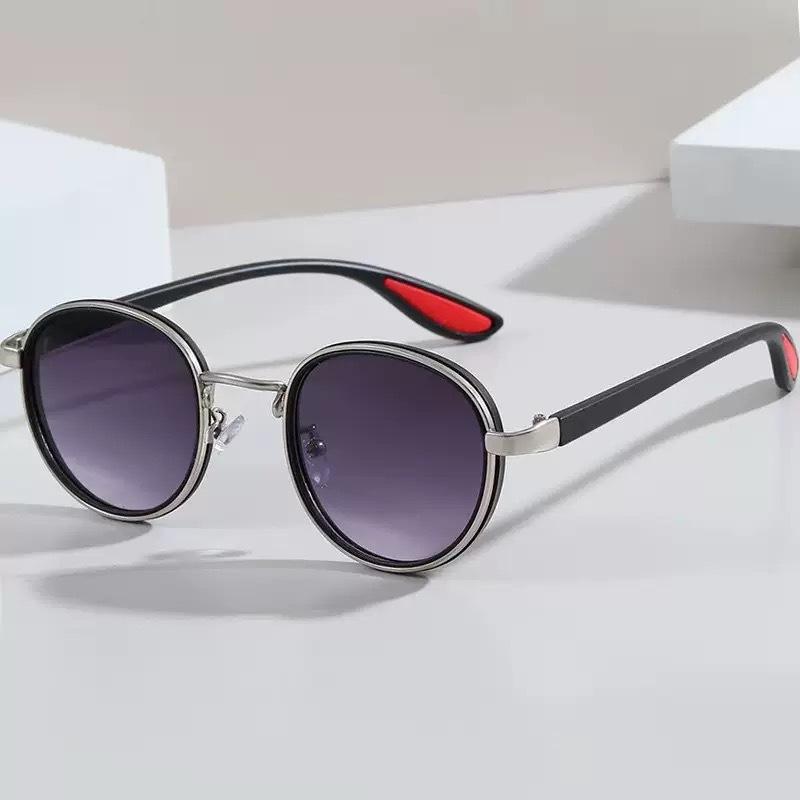 Luksusowe Metalowe Okulary Przeciwsłoneczne dla Mężczyzn z Wadą Wzroku Nowe Vintage Okrągłe Oprawki Spersonalizowane Okulary do Fotografii Ulicznej Krótkowzroczne minus wzrok