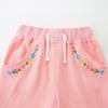Summer new girls' shorts fashion embroidered children's five-point pants children's sports shorts
