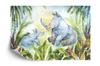 Photomural Rhinoceros Self-Adhesive Mural 90x60