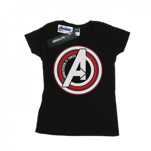 Marvel Womens/Ladies Avengers Endgame Whatever It Takes Symbol Cotton T-Shirt