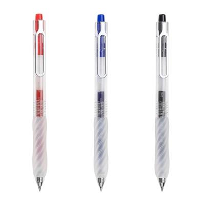 12 Stück Ausziehbarer Gelstift 0,5 MM Schnelltrocknend Ergonomischer Silikongriff Gelstift Büro Schreibwerkzeug für Tägliche Notizen
