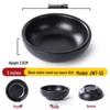 Jing Zhou Yuan Commercial Melamine Black Dipping Dishes