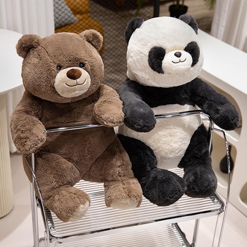 Cute Giant Panda Plush Toy Doll Bear Hippopotamus Elephant Doll Children Girls Sleeping Pillow Gift