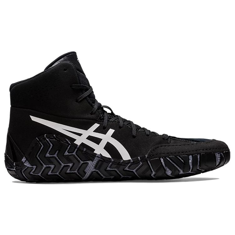 ASICS Aggressor 5 Black White Professional Wrestling Training Shoes 1081A048-001