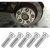 5PCS Car Wheel Studs, M12X1.5 Essential Car Accessories Lug Bolts Secure Wheel Hubs Compatible With Toyota Chevy Lexus Scion Pontiac, Replaces