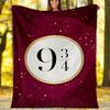 1pc Hogwarts12 Theme Blanket - Digital Print, Polyester, Cozy for All Seasons, Perfect for Outdoor, and Travel