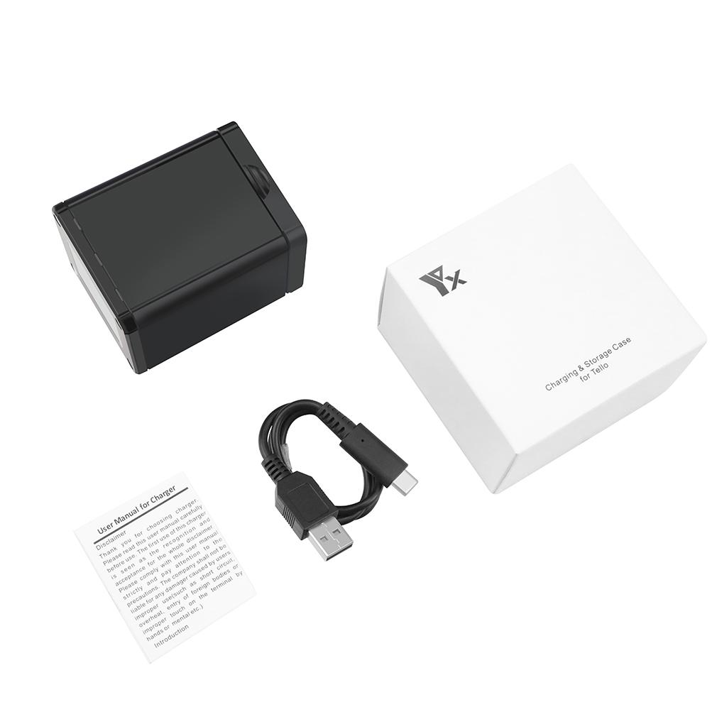 1100mAh Battery Charger for DJI Tello Drone Smart Intelligent Charging Hub RC Model Multi-battery Quick Charging