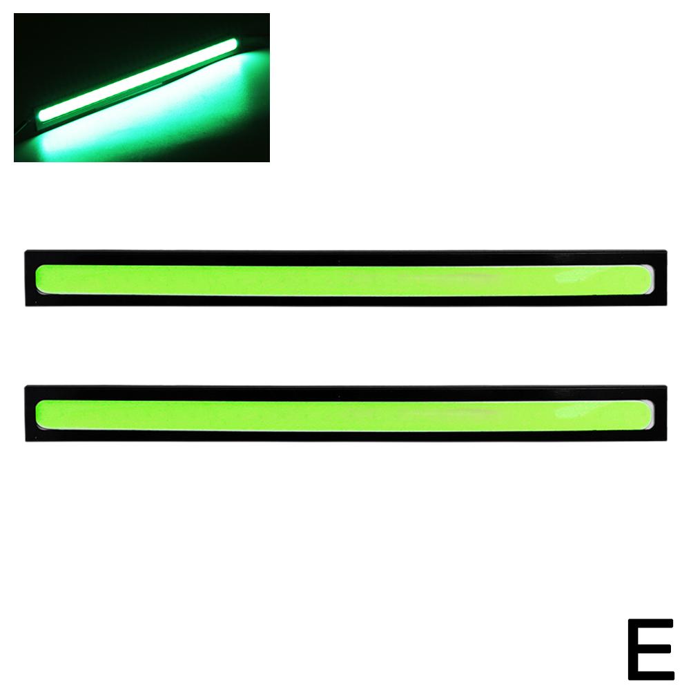 1PCS 17CM LED DRL Waterproof Driving Daytime Running Lights Strip 12V COB LED Car Aluminum Stripes Lights