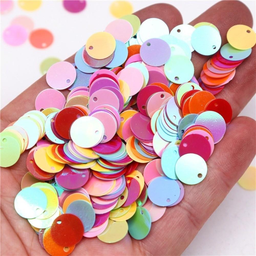 Flat Loose Sequins DIY Sewing Sequins Colorful Paillette Sequin  Garment Accessory