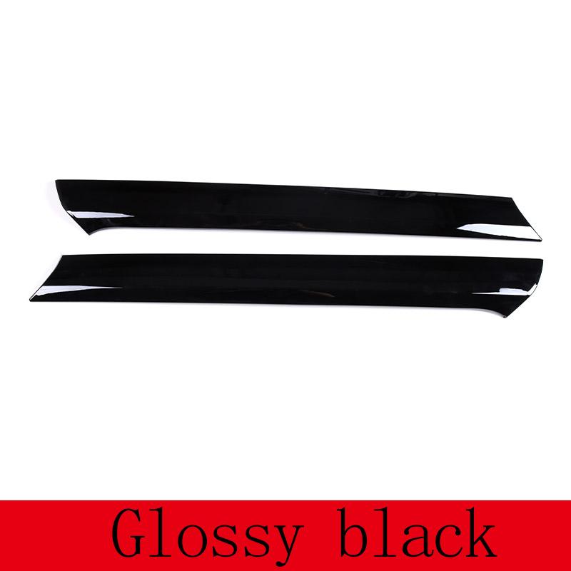 

2pcs ABS Black Car front windshield A-pillar trim strip For Land Rover Discovery 4 LR4 2010-2016 Car Exterior Accessories