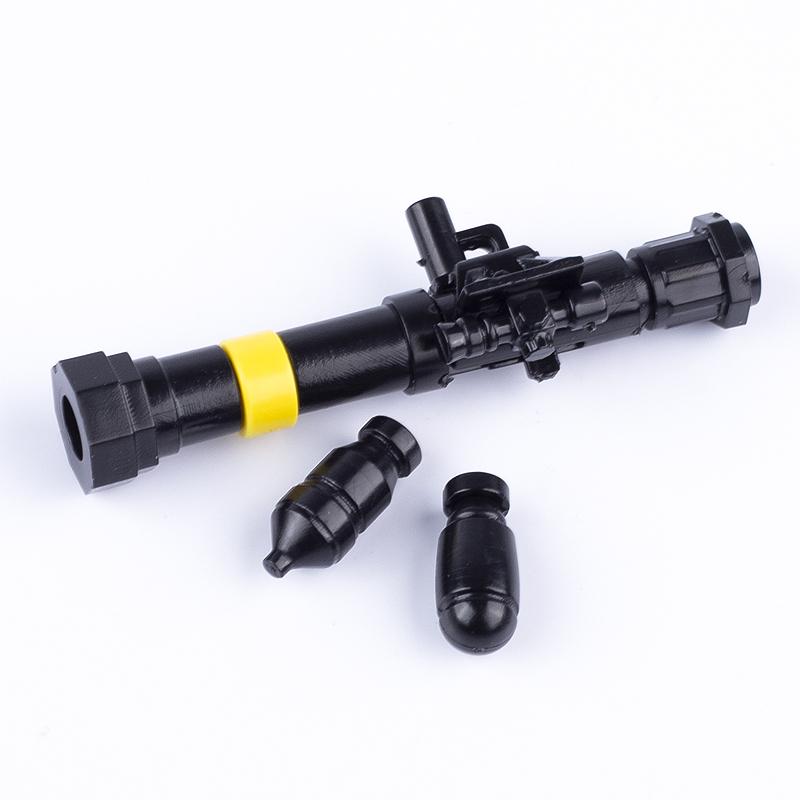 MOC WW2 Militärpistole Kanone Bausteine Schwere Waffen Kriegsszene Soldaten Armee Figuren Zubehör Waffen Steine Spielzeug