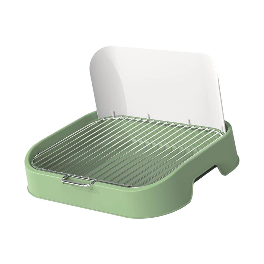 Pet Training Pads Holder with Simulated Wall Dog Litter Case Mesh Training Toilet Potty Tray for Small Dogs and Male Dogs