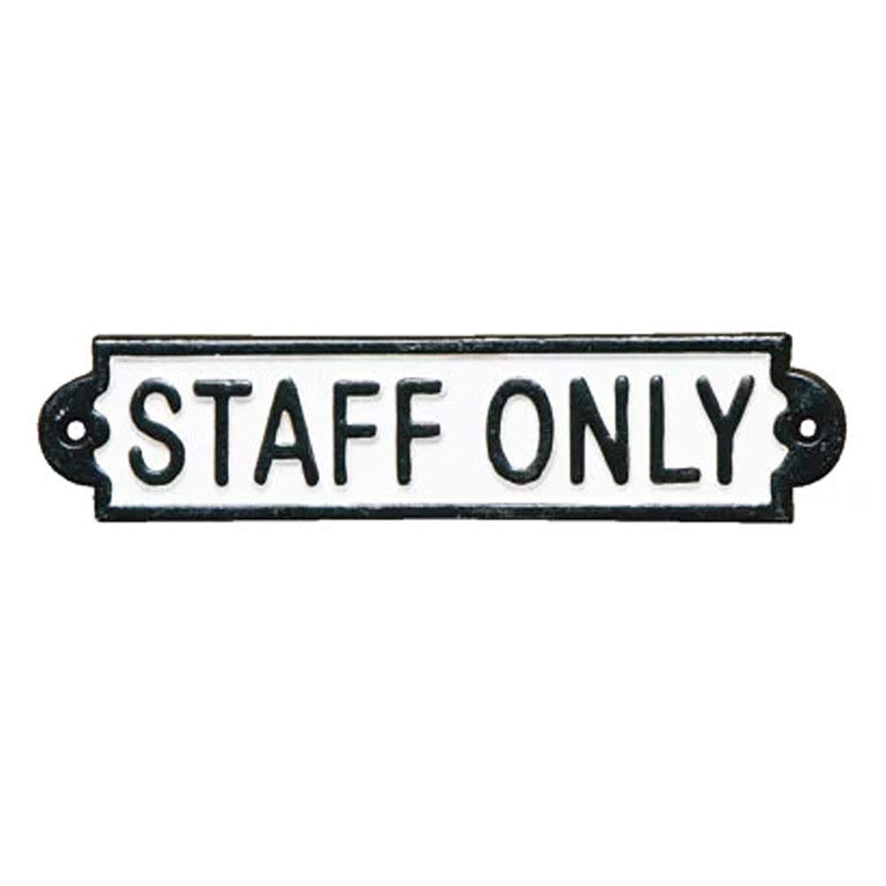 

Dulton STAFF ONLY Iron Simple and Door Screw for Private Rooms and Height Width 2430 Sign, Distorted, Plate, Mount, Information, Stores, 50mm, 225mm,
