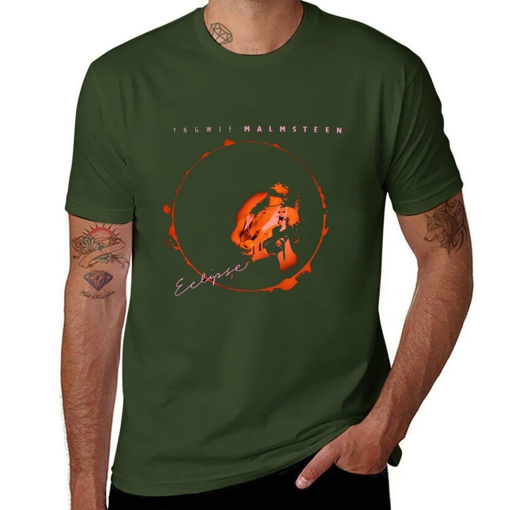 YNGWIE MALMSTEEN T-Shirt Hippie-Kleidung Vintage-Kleidung Zoll übergroß übergroßes T-Shirt Herren