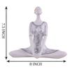 Yoga Lady Home & Office Decor Showpiece