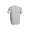 Under Armour Logo Printed Pullover Short Sleeve T-Shirt Men T-Shirts Gray 1370951-011