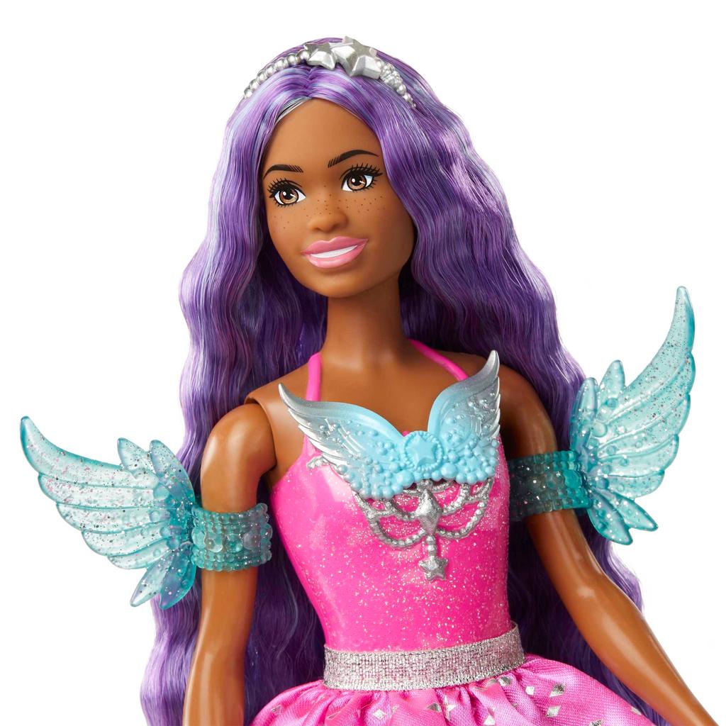 Muñeca Barbie Película Una Pizca de Magia Magia Brooklyn Mattel HLC32 Accesorios