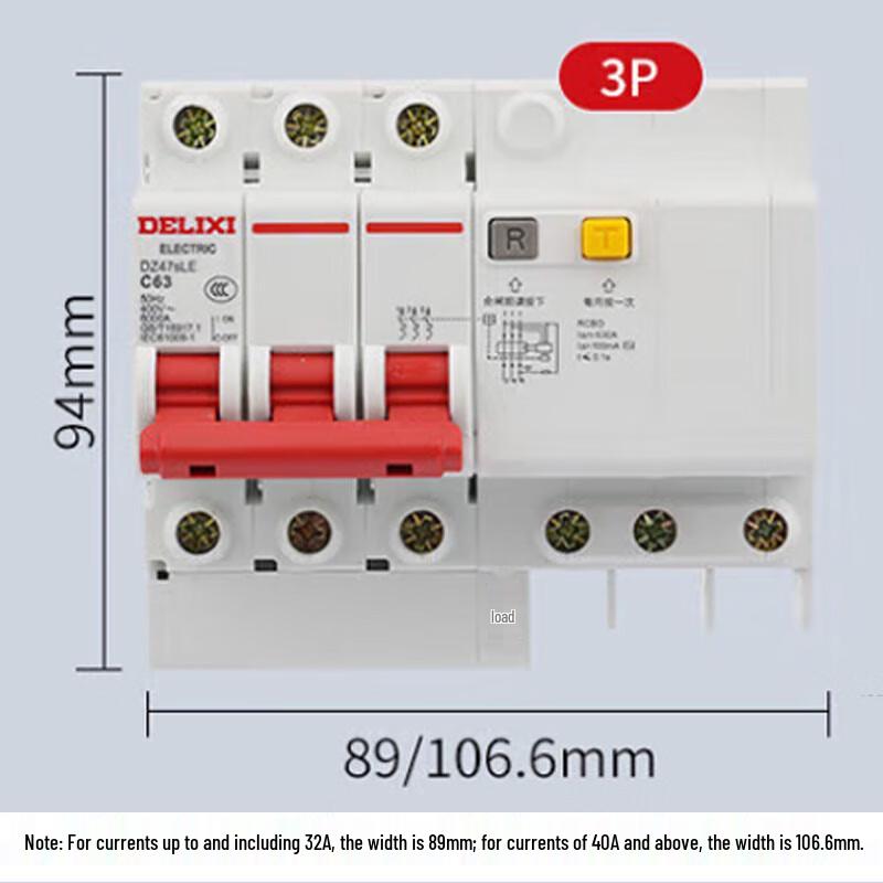 DELIXI ELECTRIC DZ47sLE Circuit Breaker with Leakage Protection