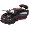 Maisto Scale Diecast Model Car 2020 Ford Mustang Shelby GT500 Black Special Not Catalog Model Finished 31388 1/18 (Limited Edition, Color, Included) -