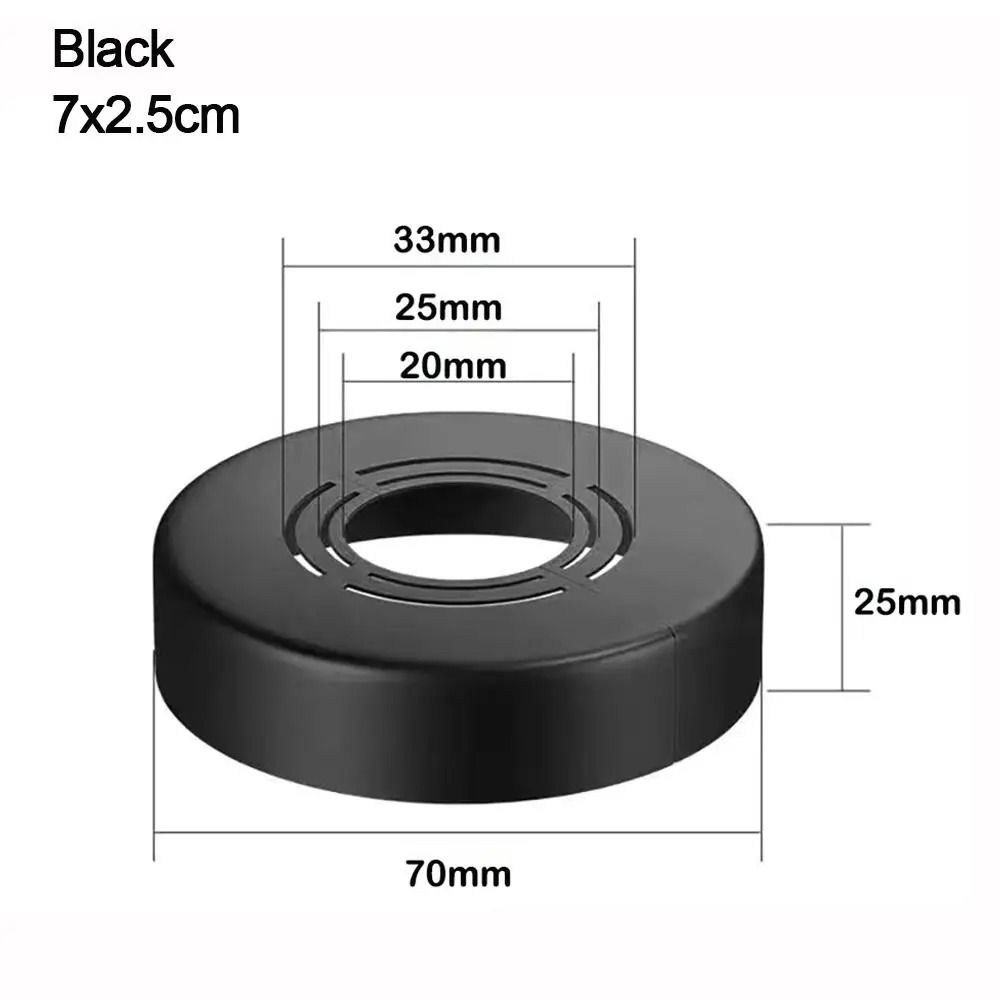 Round Bathroom Decorative Cover Adjustable Shower Faucet Round Covers  Wall Hole Panel