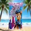 1Pc Paw Patrol City Adventure Beach Towel Quick Dry Multiuse For Beach Pool Gym Yoga Home Travel Christmas Halloween Xmas Gift S1423