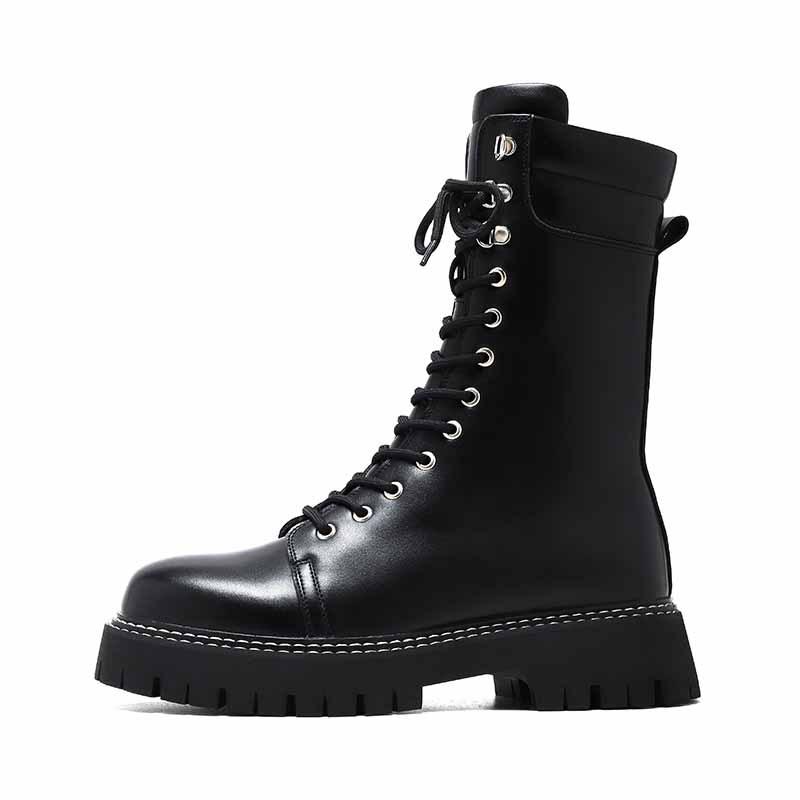 

Модные тенденции осени 2024 года: Высокие ботинки Martin на шнуровке в европейском и американском уличном стиле для молодежи 43