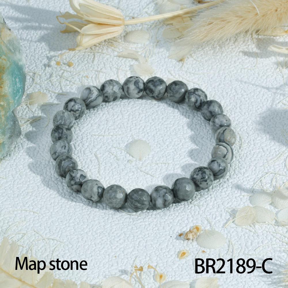 European Crystal Beaded Lapis Lazuli Unisex Bracelet: Simple, Retro, Versatile Jewelry
