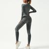 Ski Training Seamless Base Layer Set Autumn-Winter Warm Moisture-Wicking Quick-Dry Fitness Wear Simple Basic Style