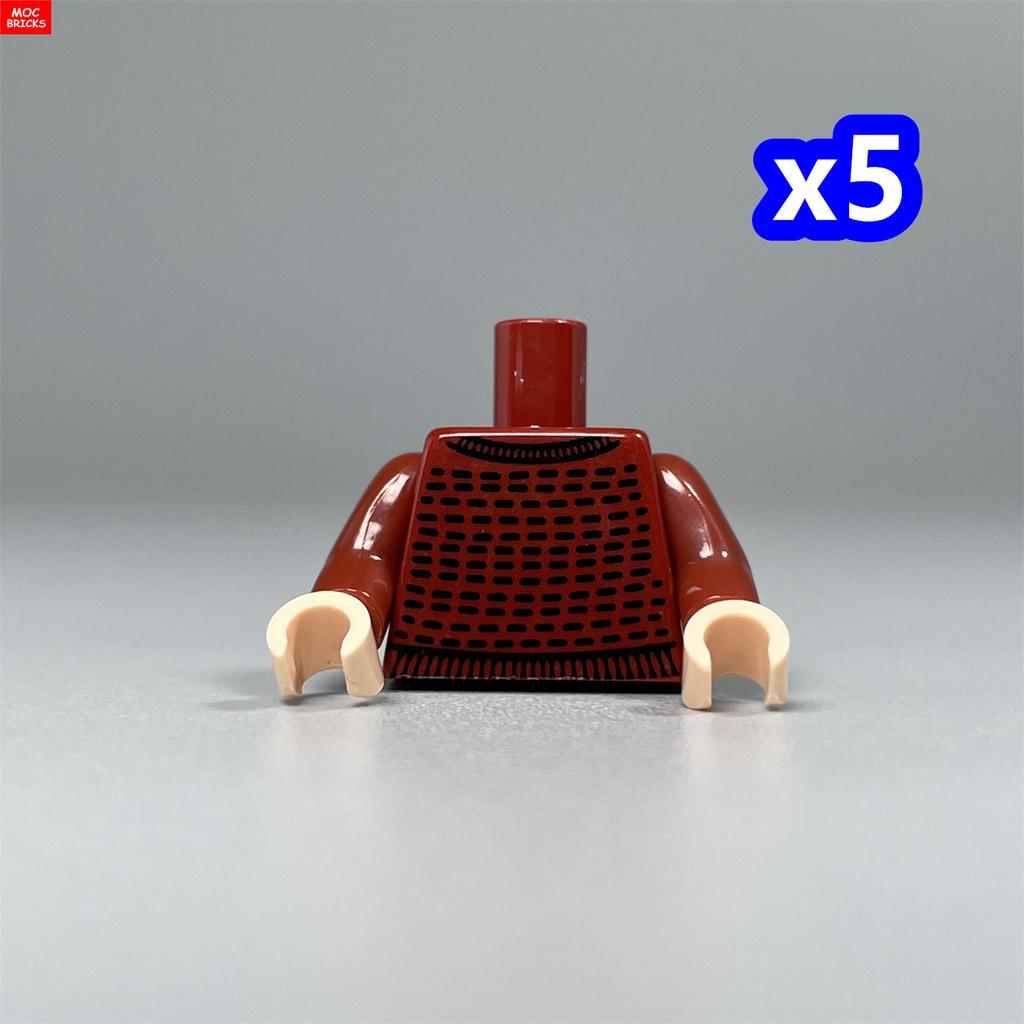 MOC Bricks 4cm Figure Printed Body Part Suit Torso Women Man Baseball Uniform Building Blocks Assembles Children's Toys Gifts