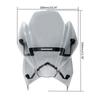 Fit for S950 Motorcycle Visor Windshield Windscreen Spoiler Air Deflector Screen Optimal Clear View Adjustable Universal