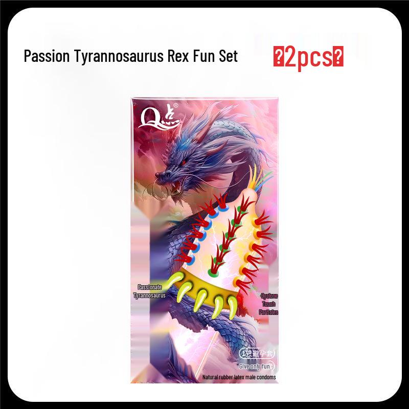 Q-point Hyaluronic Acid 001 Large Particle Delay Condoms - Long-lasting Contraceptives for Adults