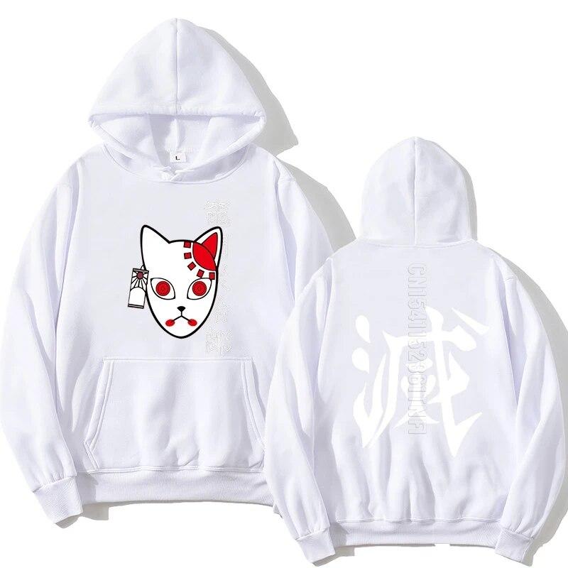 Anime Demon Slayer sweter Streetwear unisex Tanjiro Kamado kostium bluzy Harajuku Demon Slayer Kimetsu No Yaiba Sudadera