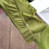 French Lace Embroidery Underwear Sexy Satin Thin Cup Push Up Bra Set Women Romantic Bralette Summer Green Breathable Lingerie