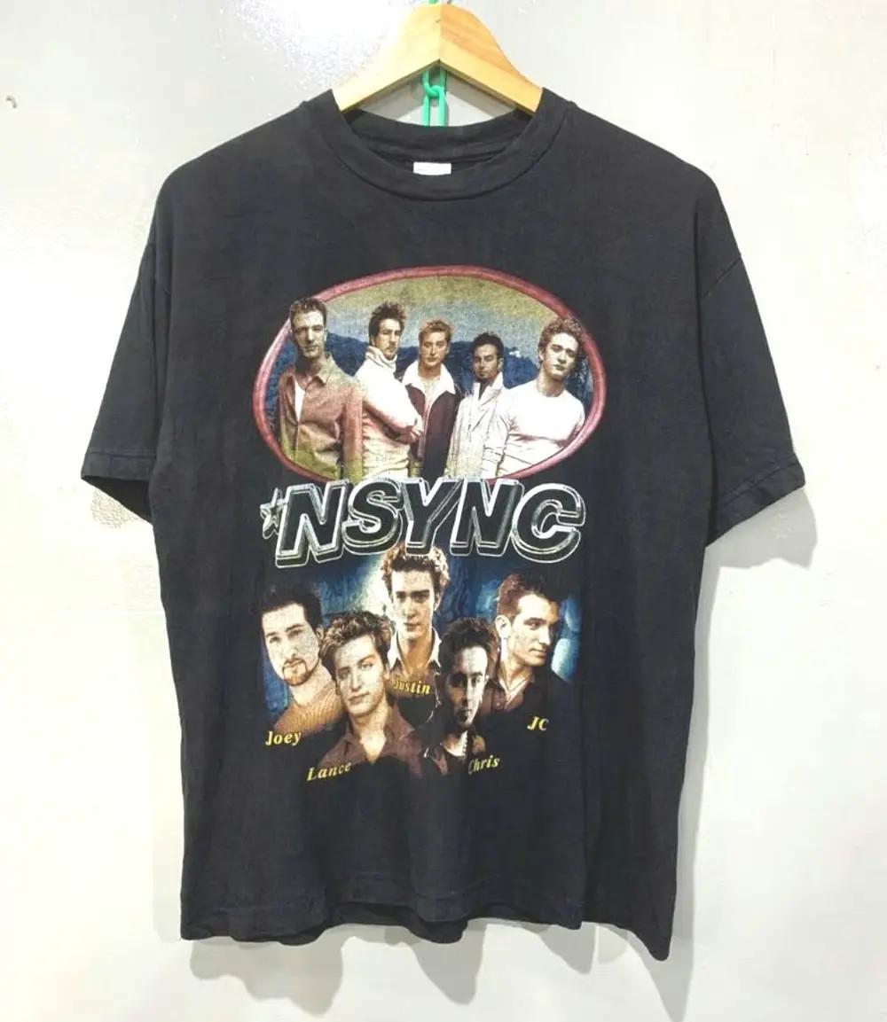NSYNC Bye Bye Bye Tour Shirt Vintage Rare Pop T-Shirt Graphic Tee S-5XL M