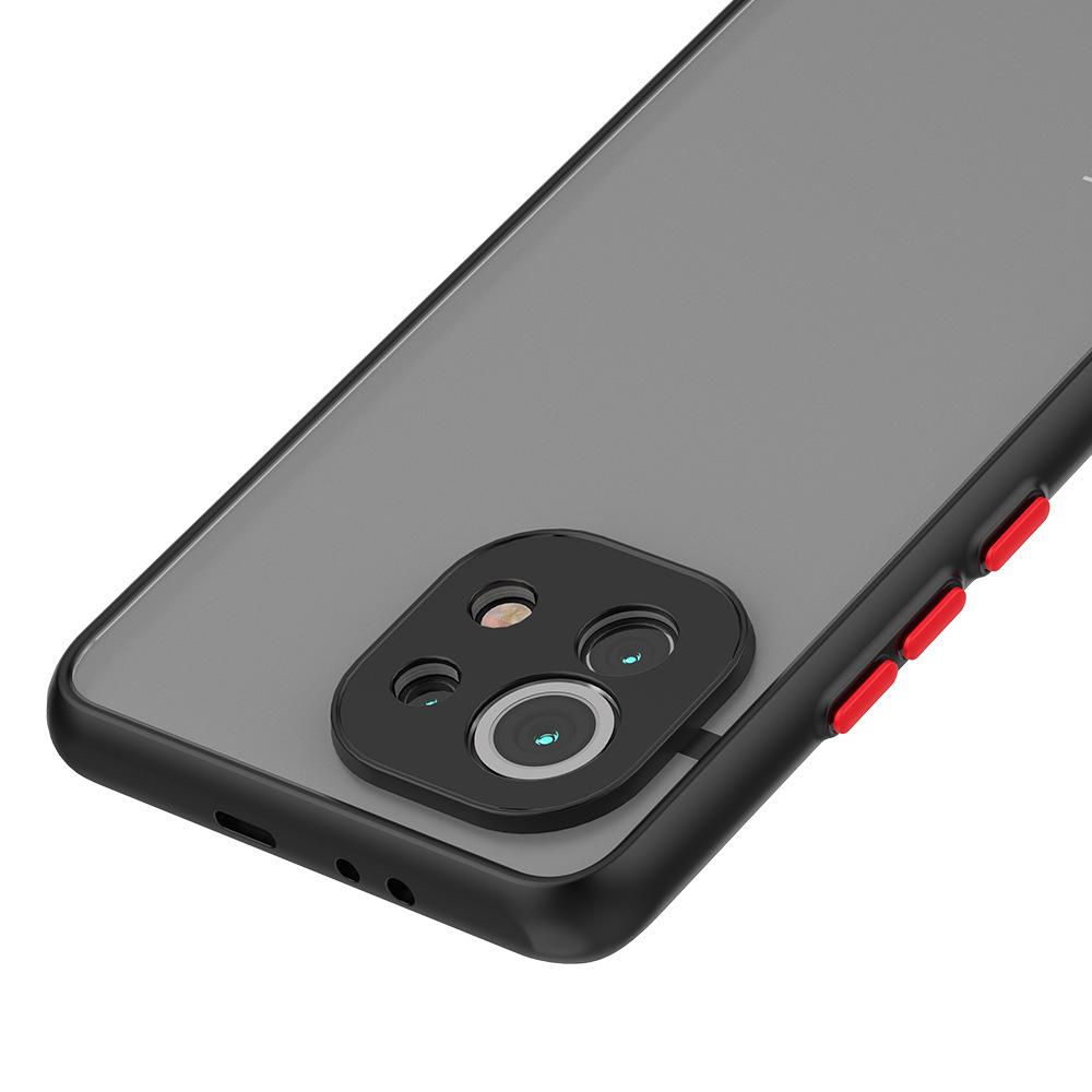 For Xiaomi Mi 11 Lite NE 5G 11T Pro Shockproof Armor Plastic Phone Protective Case For Xiaomi Mi 11 Ultra 5G TPU Skin Feel Cover