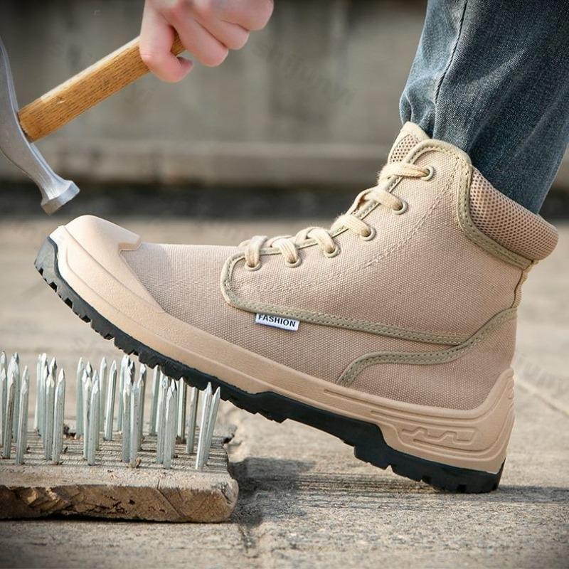 Fashion 2025 Spring Fashion Lace Up Casual Canvas Thick Soled Shoes for Men High Top Comfortable Wear-resistant Non Slip Chunky sneakers